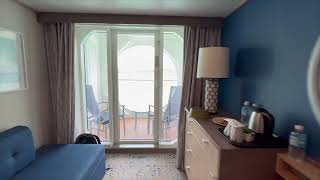 Spectrum of the Seas  Obstructed Balcony Cabin 8114 Walkthrough [upl. by Zulch]