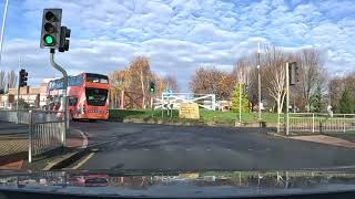 Leeds HareHills Test Centre CrossGates Spiral Roundabout 27 January 2024 [upl. by Hterag]