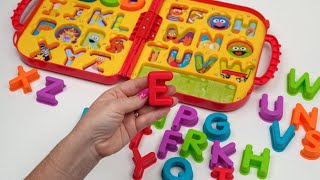 Learn ABCs with Sesame Street Alphabet Case [upl. by Dnomsad319]