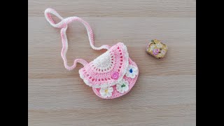 Como hacer en crochet o ganchillo una carterita de verano [upl. by Raamaj]