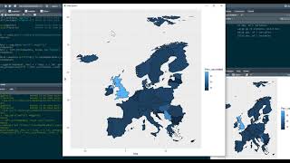 R tutorial Creating Maps and mapping data with ggplot2 [upl. by Zoldi]