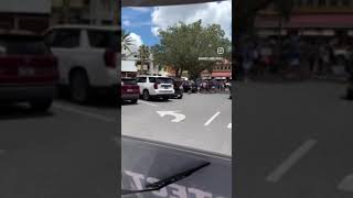 HUNDREDS OF GOLF CARTS The Villages Florida is FIRED UP for Kamala Harris [upl. by Evin2]