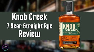 Knob Creek Rye 7 Year Rye Whiskey Review [upl. by Herrera]