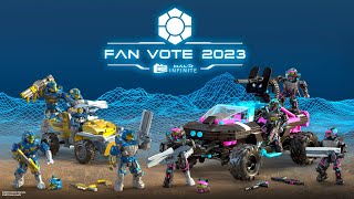 Halo Multiplayer Mayhem REVEALED Mega Construx Fan Vote 2023 [upl. by Whyte]