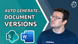 How To Automatically Create Version History For SharePoint Documents [upl. by Ydarg]