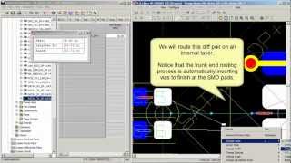 CADSTAR Creating Differential pairs Diff pairs [upl. by Ezeerb598]