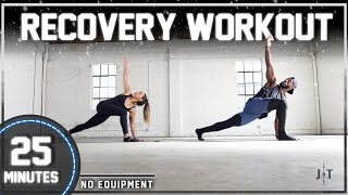 25 Minute Full Body Recovery Workout Stretching  Mobility  Low Impact [upl. by Ayatnwahs]