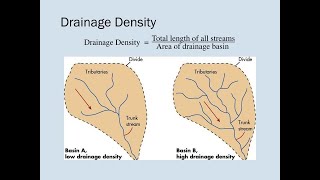 Grade 12 Geography Drainage density [upl. by Shelburne]