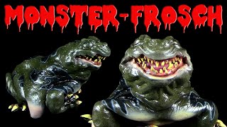 Halloween  Zombie Frosch Mutant mit Reisszähnen  Igitt  Creepy Horror Prop [upl. by Ennaer]