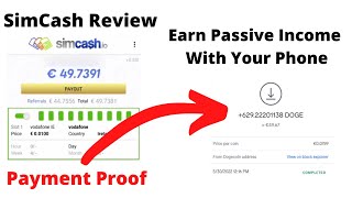 SimCash  Earn Passive Income On Your Phone 50 Payment Proof [upl. by Birgitta]