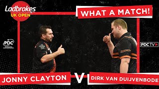 LIVE DARTS Clayton v Van Duijvenbode  2021 Ladbrokes UK Open [upl. by Cherye708]