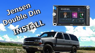 2002 Chevrolet Suburban LT 1500 Double Din install [upl. by Dale]