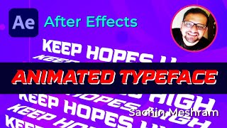 Create Animated Typeface in After Effects  Animated Typeface Tutorial [upl. by Coppock10]