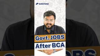 Govt Jobs After BCA  Student Shorts [upl. by Eiduam]