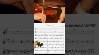 TOMORROW MUSICAL ANNIE FREE VIOLIN EASY PLAY ALONG S22 [upl. by Cranford]