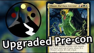 Obuun Mul Daya Ancestor  15 Precon Upgrade  Commander Deck Tech  Command Valley [upl. by Ivgnout]