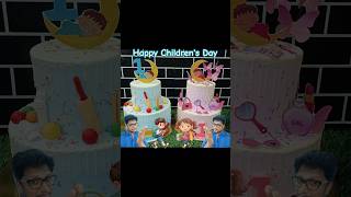 Happy Childrens Day Lucky Customer  Twins Birthday  Cricket Theme  Makeup Cake  Happyoi [upl. by Hammock]