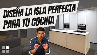 Diseña una ISLA DE COCINA perfecta ¡Te cuento las CLAVES de las cocinas con isla Cocinas CJR [upl. by Dareece]