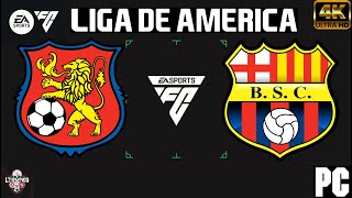 CARACAS VS BARCELONA SC  LIGA DE AMERICA FC 24 [upl. by Stauder]