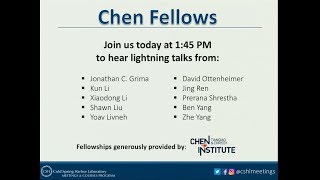 Chen Institute Fellows 2018 [upl. by Ellenrahs]