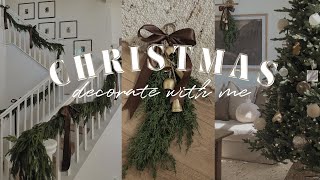 Christmas Decorate With Me 2023  Living Room amp Stairway  Christmas Decor Ideas [upl. by Markman]