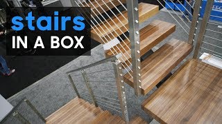 “Stairs in a Box” Shipped Straight to You  5 New Products from Remodeling and Deck Expo  Part 1 [upl. by Hollister]