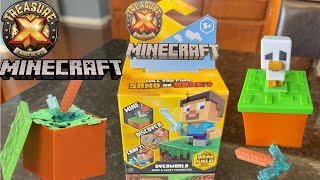 UNBOXING Tresure X Mincraft Overworld Surprise BoxSand Ooze or GOLD [upl. by Vacla]