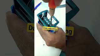 how to adjust date in Trodat Printy 4729 trodat viral youtubeshorts [upl. by Ataynek606]