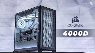 Corsair 4000D Gigabyte VISION Build Shot On The New LUMIX S5 [upl. by Paulo453]