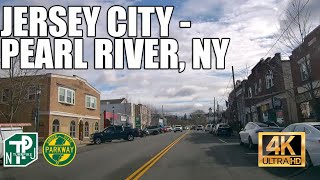 4K drive Jersey City to Pearl River Orangetown NY via I95 I80 amp GSP [upl. by Minne374]