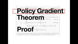 Understanding Policy Gradient Proof  Introduction [upl. by Yreved813]