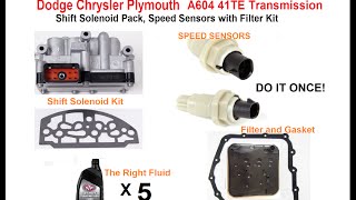 Dodge Chrysler Plymouth Eagle A604 41TE transmission solenoid bad See BELOW⇊ [upl. by Eiramlatsyrk701]