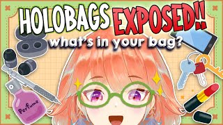 【HOLOBAGS】Inspecting Hololive Members Bags Once AGAIN kfp キアライブ [upl. by Goldin]