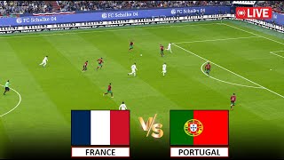 🔴LIVE  FRANCE vs PORTUGAL I QUARTER FINAL I LIVE STREAMING I eFOOTBALL PES 21 GAME [upl. by Macfadyn]