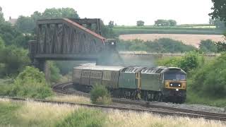 47805  47614  Cornish Mazey Day Statesman  Cogload Jct  240623 [upl. by Lavinia]