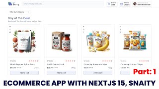 Build an ECommerce App with Nextjs 15  FullStack Tutorial Sanity Clerk Zustand amp Stripe [upl. by Nnylarak]