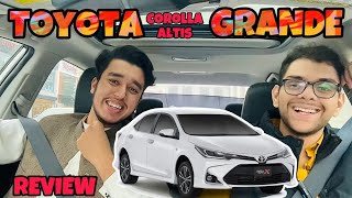 Toyota Corolla Altis Grande Review  Grande vs Civic  Owners Review [upl. by Erdna]