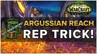 Argussian Reach Rep TRICK Got Resources [upl. by Arehc]