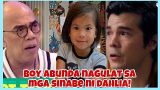 🔺BOY ABUNDA NAGULAT SA MGA BINITIWANG SALITA NI DAHLIA kina ANNE CURTIS AT ERWAN❗️ [upl. by Simons]