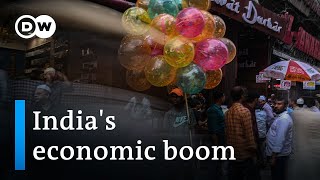 Why Indian growth is overtaking every other major economy  DW Business [upl. by Natehc772]