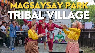 Inside Magsaysay Park Tribal Village Davao City Kadayawan 2024 4K [upl. by Tnarb]