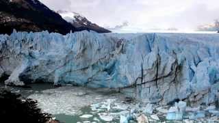 Perito Moreno glacier calving [upl. by Aleyak]