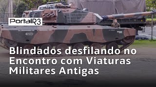 Blindados desfilando no Encontro Brasileiro de Preservadores de Viaturas Militares Antigas 2024 [upl. by Erasmo48]