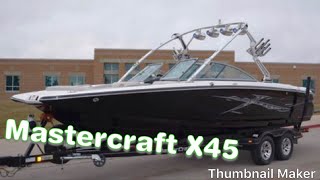 Mastercraft x45 bow interior walk thru tour [upl. by Rodablas]