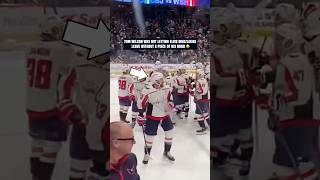 We still arent over the Capitals chirp fest after Ovis OTGWG on Merzlikins 😆 [upl. by Greenburg652]