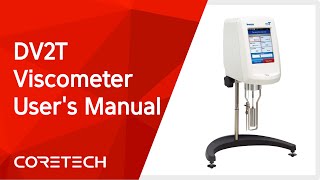 AMETEK BROOKFIELD DV2TViscometer Users Manual ENG [upl. by Orola]