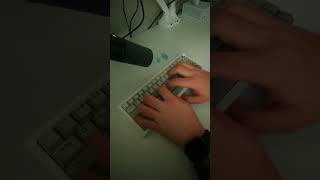 Sound Testing the Akko V3 Creamy Blue Switches [upl. by Acillegna]