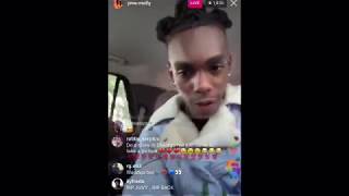 YNW MELLY ON LIVE SPEAKS ABOUT SAK AND JUVY [upl. by Jackie]