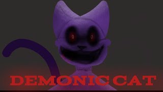 DEMONIC CAT  flipaclip  Ft catnap [upl. by Ahseym823]