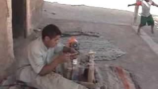 fossils 2005Prepping Trilobite Alnif Morocco [upl. by Cogen675]